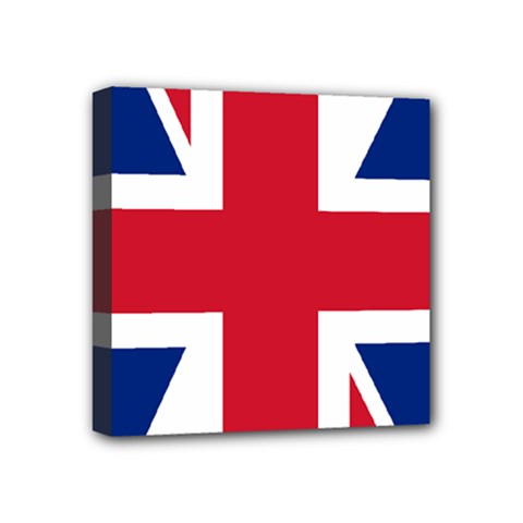 Uk Flag Union Jack Mini Canvas 4  X 4  (stretched) by FlagGallery