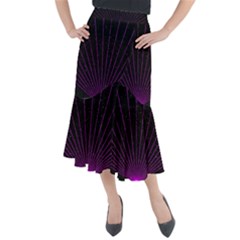 Laser Show Festival Midi Mermaid Skirt by HermanTelo