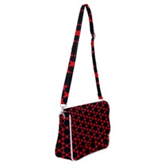 Pattern Seamless Texture Design Shoulder Bag With Back Zipper