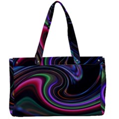 Art Abstract Colorful Abstract Art Canvas Work Bag by Simbadda