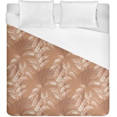 Scrapbook Leaves Decorative Duvet Cover (king Size) by Simbadda