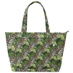 Leaves Seamless Pattern Design Back Pocket Shoulder Bag  by Simbadda