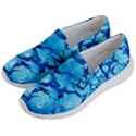 Hydrangea Blue Petals Flower Men s Lightweight Slip Ons View2