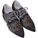 The Crows With Cross Women s Pointed Oxford Shoes View3