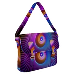 3d Abstract Fractal Bright Buckle Messenger Bag