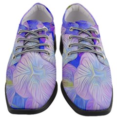 Flowers Abstract Colorful Art Women Heeled Oxford Shoes by Vaneshart