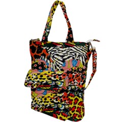 Ethnic Patchwork Shoulder Tote Bag by AyokaDesigns