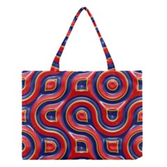 Pattern Curve Design Medium Tote Bag by Vaneshart