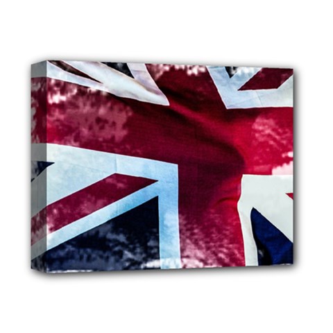 The British Flag Deluxe Canvas 14  X 11  (stretched) by Vaneshart