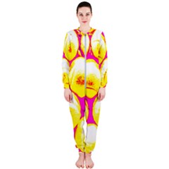 Pop Art Tennis Balls Onepiece Jumpsuit (ladies)  by essentialimage