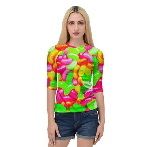 Vibrant Jelly Bean Candy Quarter Sleeve Raglan Tee by essentialimage