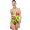 Vibrant Jelly Bean Candy Classic One Shoulder Swimsuit View1