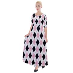Argyle 316837 960 720 Half Sleeves Maxi Dress by vintage2030