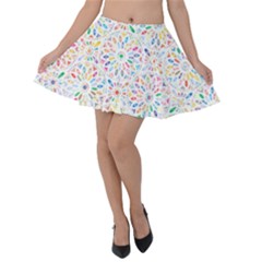 Flowery 3163512 960 720 Velvet Skater Skirt by vintage2030