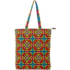 Seamless Double Zip Up Tote Bag by Sobalvarro