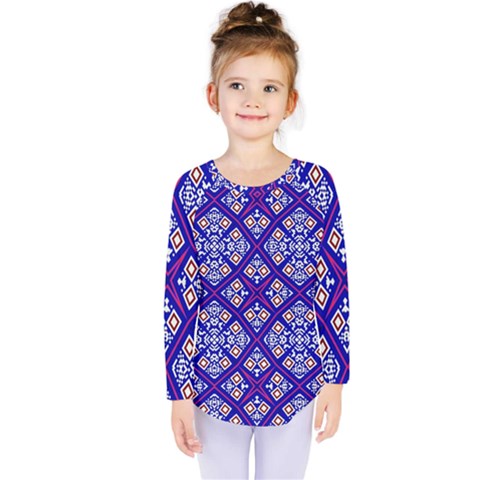 Symmetry Kids  Long Sleeve Tee by Sobalvarro