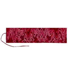 Background Abstract Surface Red Roll Up Canvas Pencil Holder (l) by Wegoenart