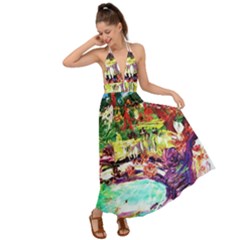 Southern California 1 1 Backless Maxi Beach Dress by bestdesignintheworld