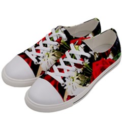 Roses 1 1 Women s Low Top Canvas Sneakers by bestdesignintheworld