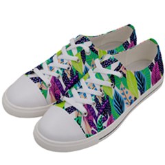 Leaves  Women s Low Top Canvas Sneakers by Sobalvarro