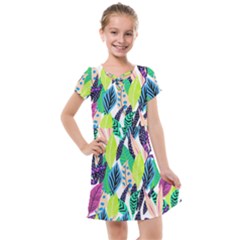 Leaves  Kids  Cross Web Dress by Sobalvarro