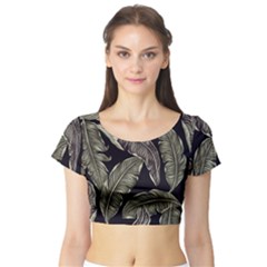 Jungle Short Sleeve Crop Top by Sobalvarro