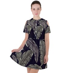 Jungle Short Sleeve Shoulder Cut Out Dress  by Sobalvarro