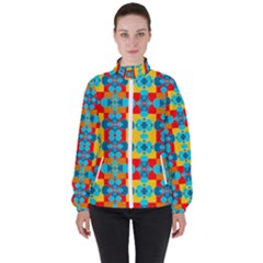 Pop Art  Women s High Neck Windbreaker by Sobalvarro