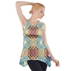 Pattern Side Drop Tank Tunic by Sobalvarro