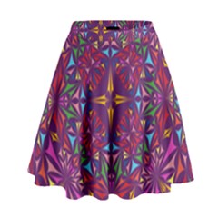 Kaleidoscope  High Waist Skirt by Sobalvarro