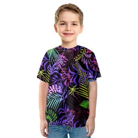 Leaves  Kids  Sport Mesh Tee by Sobalvarro