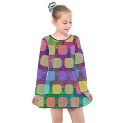Pattern  Kids  Long Sleeve Dress by Sobalvarro
