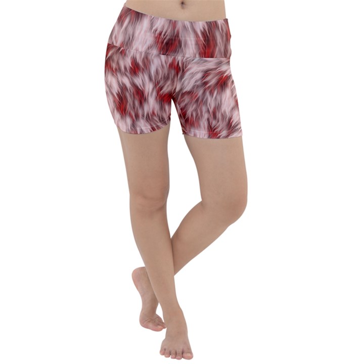 Abstract  Lightweight Velour Yoga Shorts