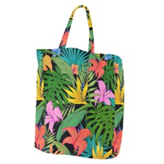 Tropical Greens Giant Grocery Tote by Sobalvarro