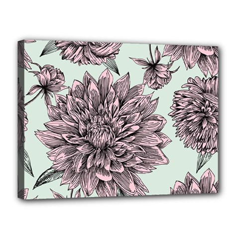 Flowers Canvas 16  X 12  (stretched) by Sobalvarro