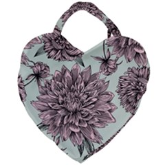 Flowers Giant Heart Shaped Tote by Sobalvarro