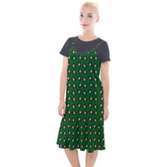 Retro Girl Daisy Chain Pattern Green Camis Fishtail Dress by snowwhitegirl