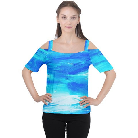 Sky 1 1 Cutout Shoulder Tee by bestdesignintheworld