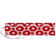 Polka Dots Two Times 10 Roll Up Canvas Pencil Holder (l) by impacteesstreetwearten