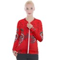 Chinese Dragon On Vintage Background Casual Zip Up Jacket View1