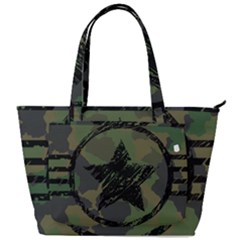 Military Camouflage Design Back Pocket Shoulder Bag  by Vaneshart