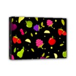 Vector Seamless Summer Fruits Pattern Colorful Cartoon Background Mini Canvas 7  x 5  (Stretched)