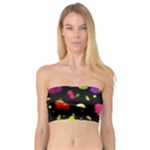 Vector Seamless Summer Fruits Pattern Colorful Cartoon Background Bandeau Top