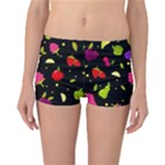 Vector Seamless Summer Fruits Pattern Colorful Cartoon Background Reversible Boyleg Bikini Bottoms