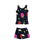 Vector Seamless Summer Fruits Pattern Colorful Cartoon Background Kids  Boyleg Swimsuit