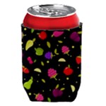 Vector Seamless Summer Fruits Pattern Colorful Cartoon Background Can Holder