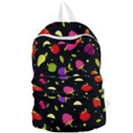 Vector Seamless Summer Fruits Pattern Colorful Cartoon Background Foldable Lightweight Backpack