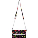 Vector Seamless Summer Fruits Pattern Colorful Cartoon Background Mini Crossbody Handbag
