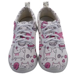 Set Kawaii Doodles Mens Athletic Shoes by Vaneshart