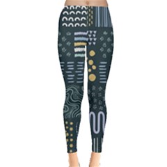 Mixed Background Patterns Leggings  by Vaneshart